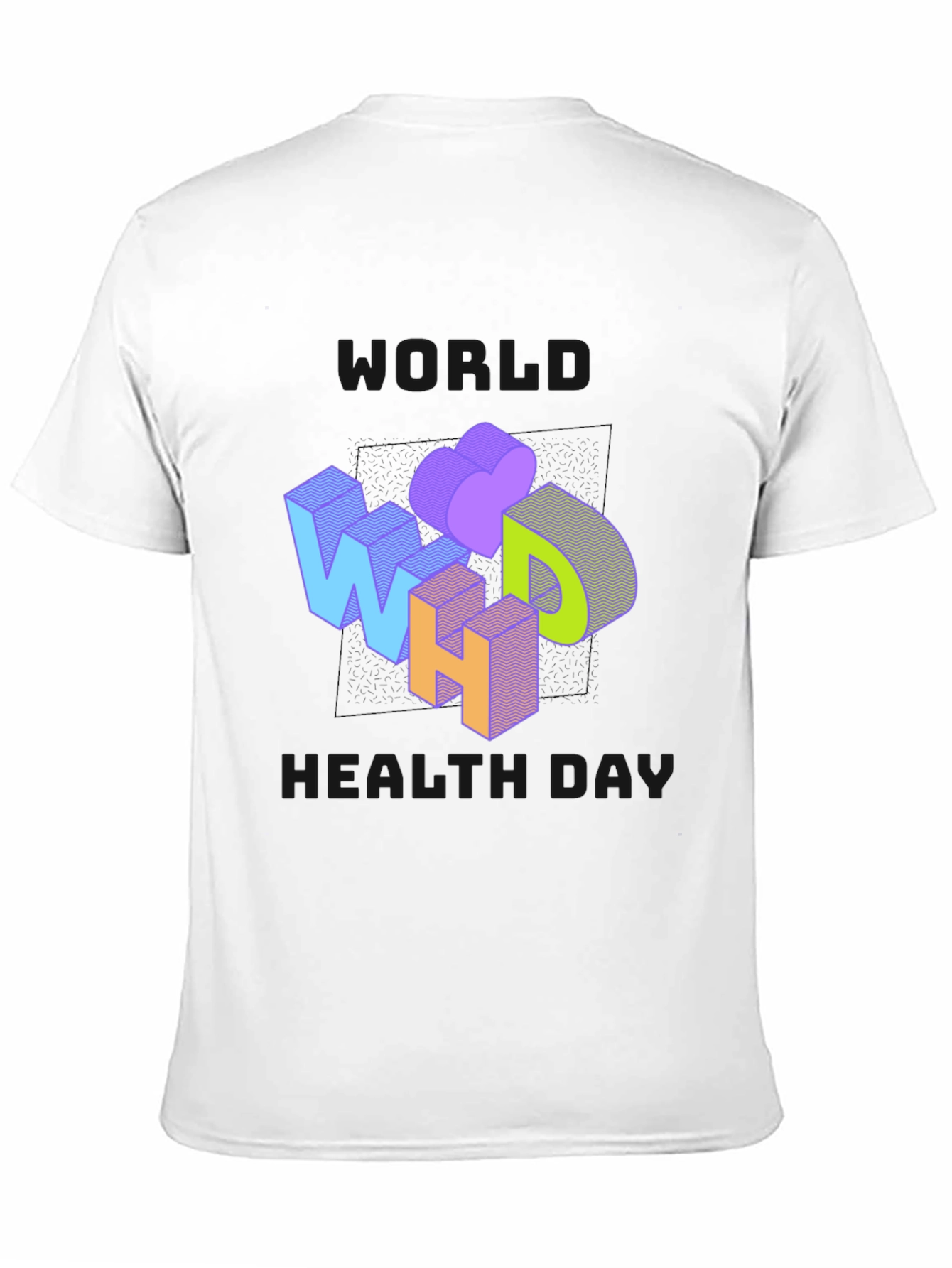 World Health Day Graphic Tee - Black