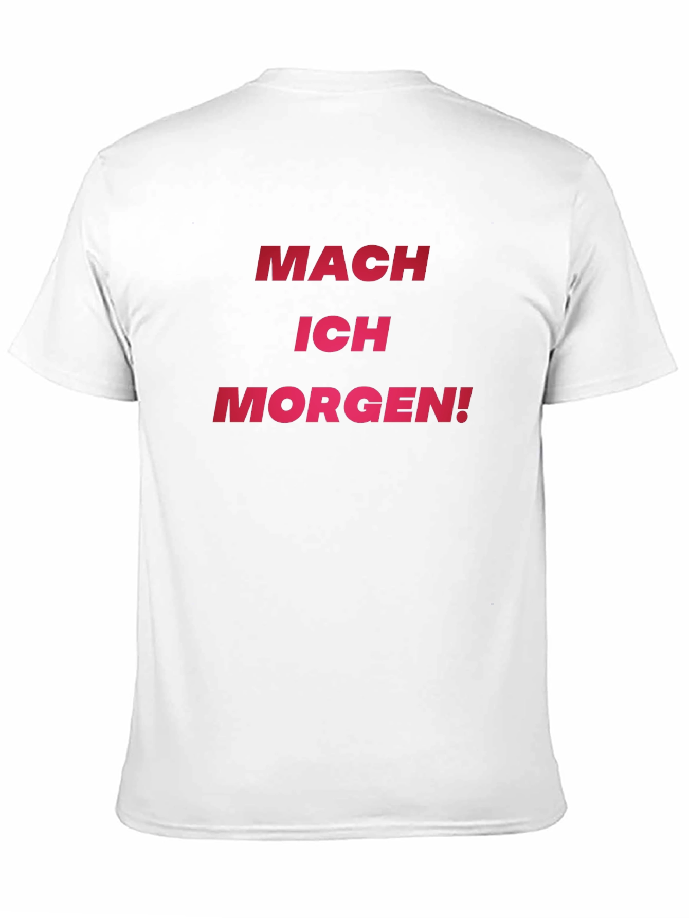 Mach Ich Morgen! Black Graphic Tee