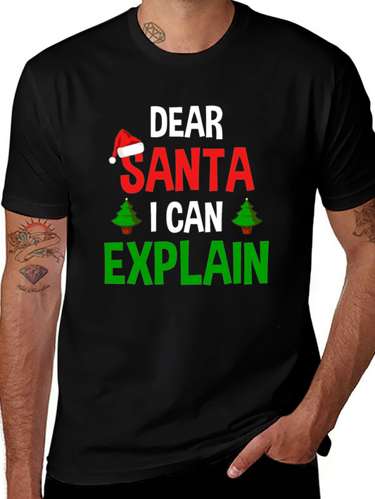 Dear Santa I Can Explain Christmas T-Shirt