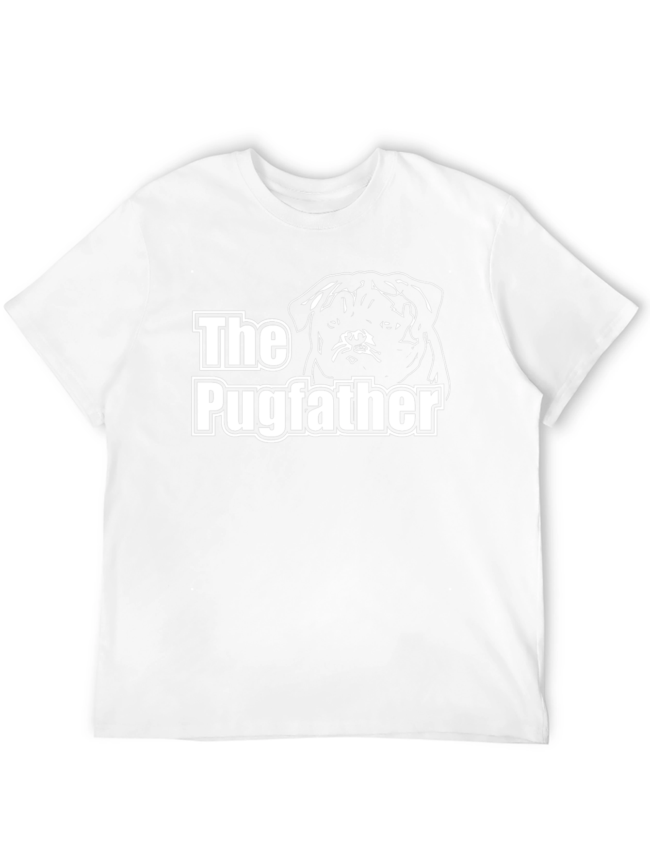The Pugfather Graphic T-Shirt - Black Cotton Tee