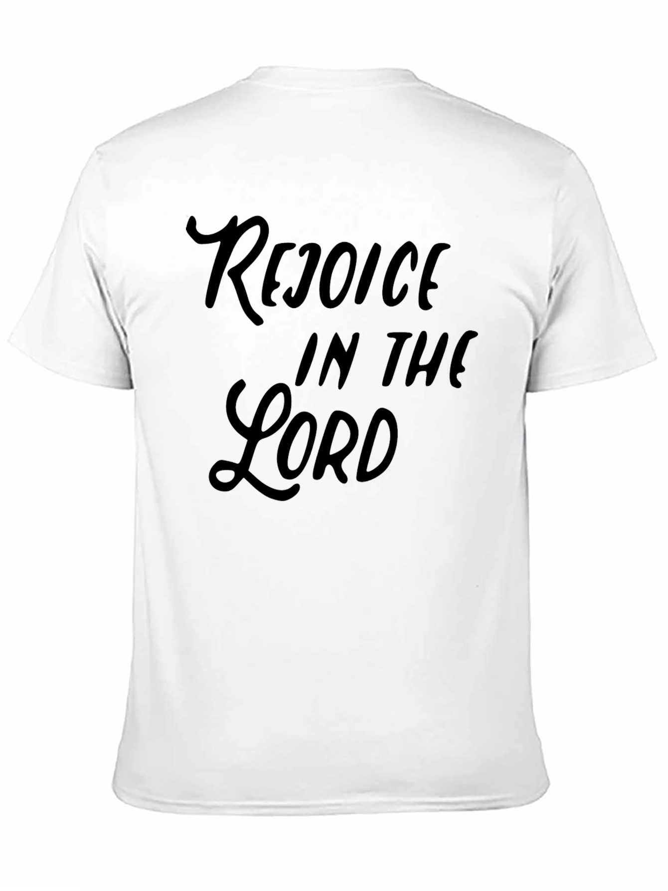 Rejoice in the Lord Graphic Tee - Black