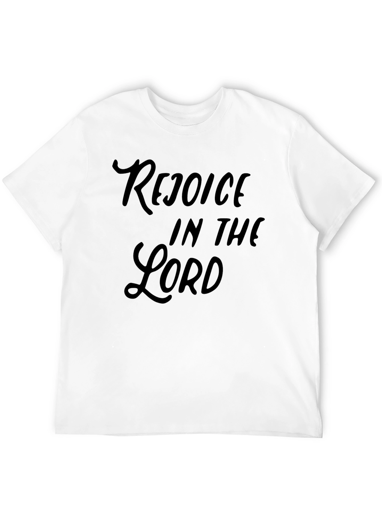 Rejoice in the Lord Graphic Tee - Black