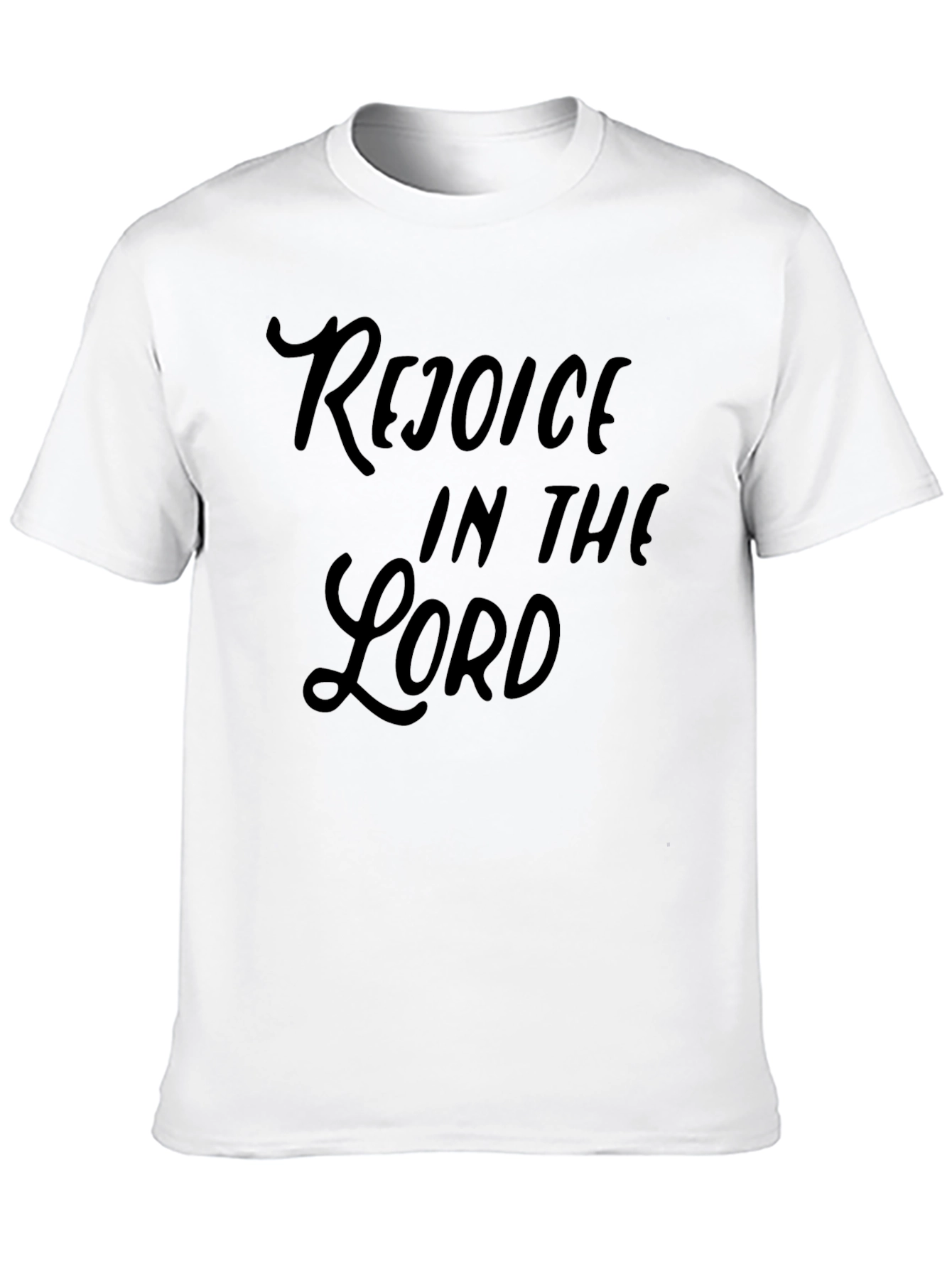 Rejoice in the Lord Graphic Tee - Black