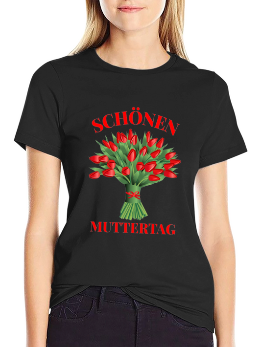Schönen Muttertag Tulips Graphic T-Shirt