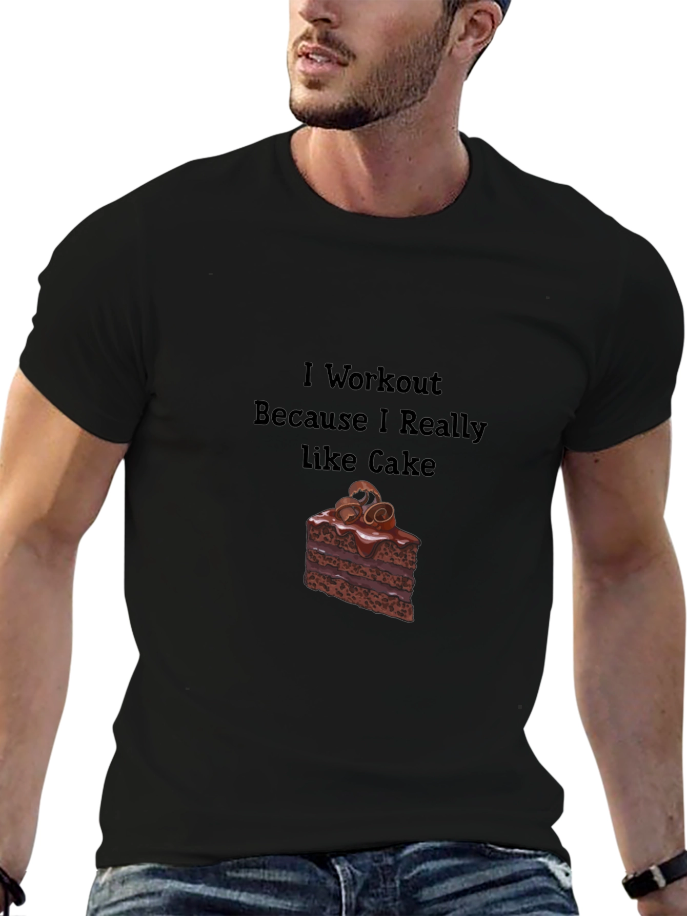 Workout for Cake Funny T-Shirt