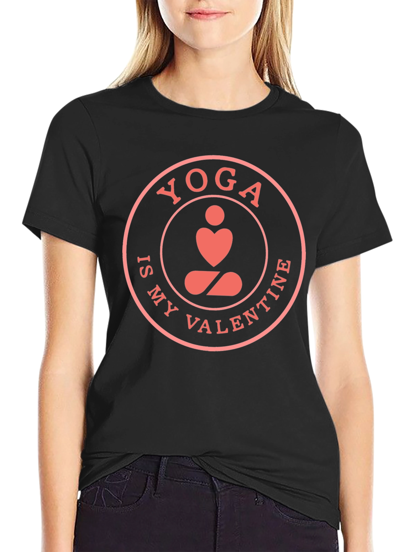 Yoga Is My Valentine Graphic Tee