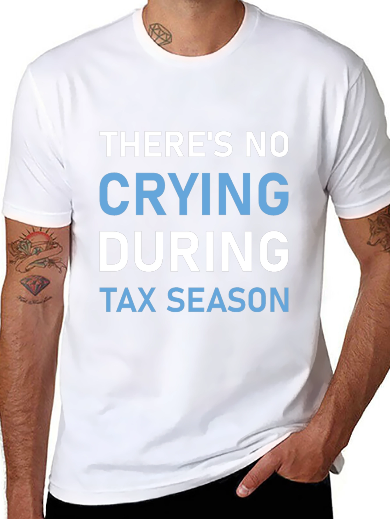 No Crying During Tax Season Graphic Tee