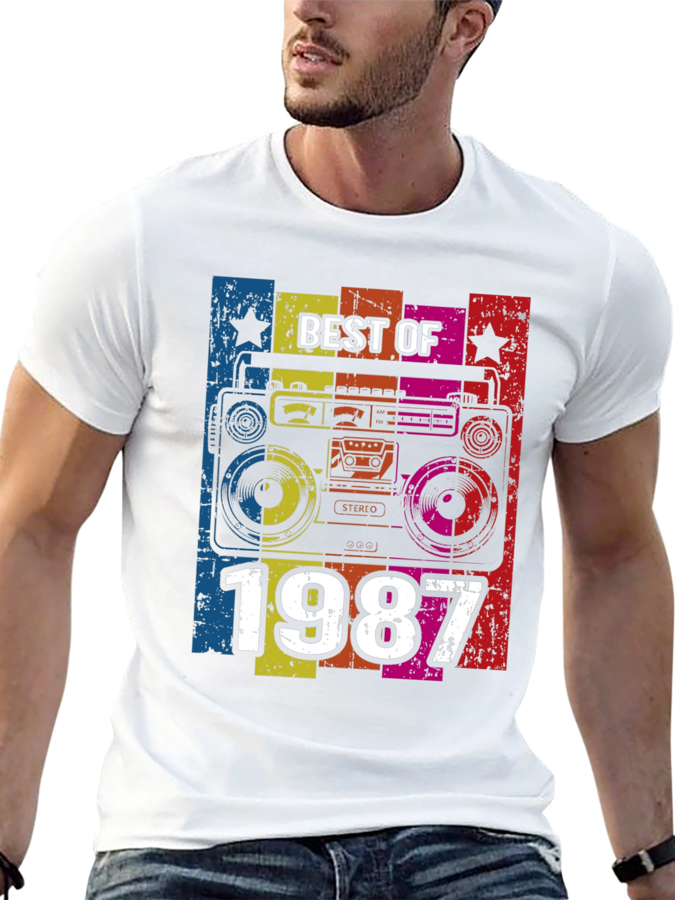 Best of 1987 Boombox Graphic T-Shirt