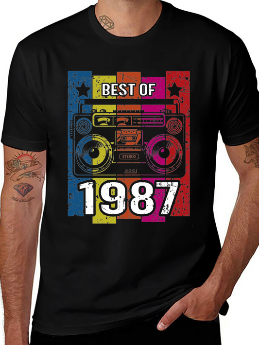 Best of 1987 Boombox Graphic T-Shirt