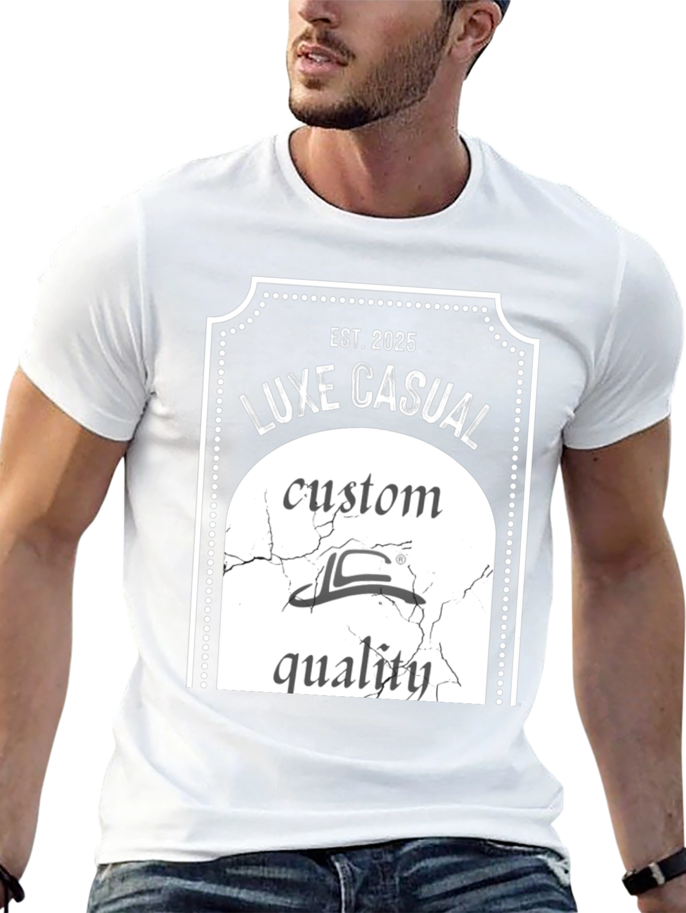 Luxe Casual Est. 2025 Graphic T-Shirt