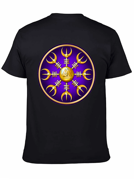 Viking Helm of Awe Graphic Tee - Black