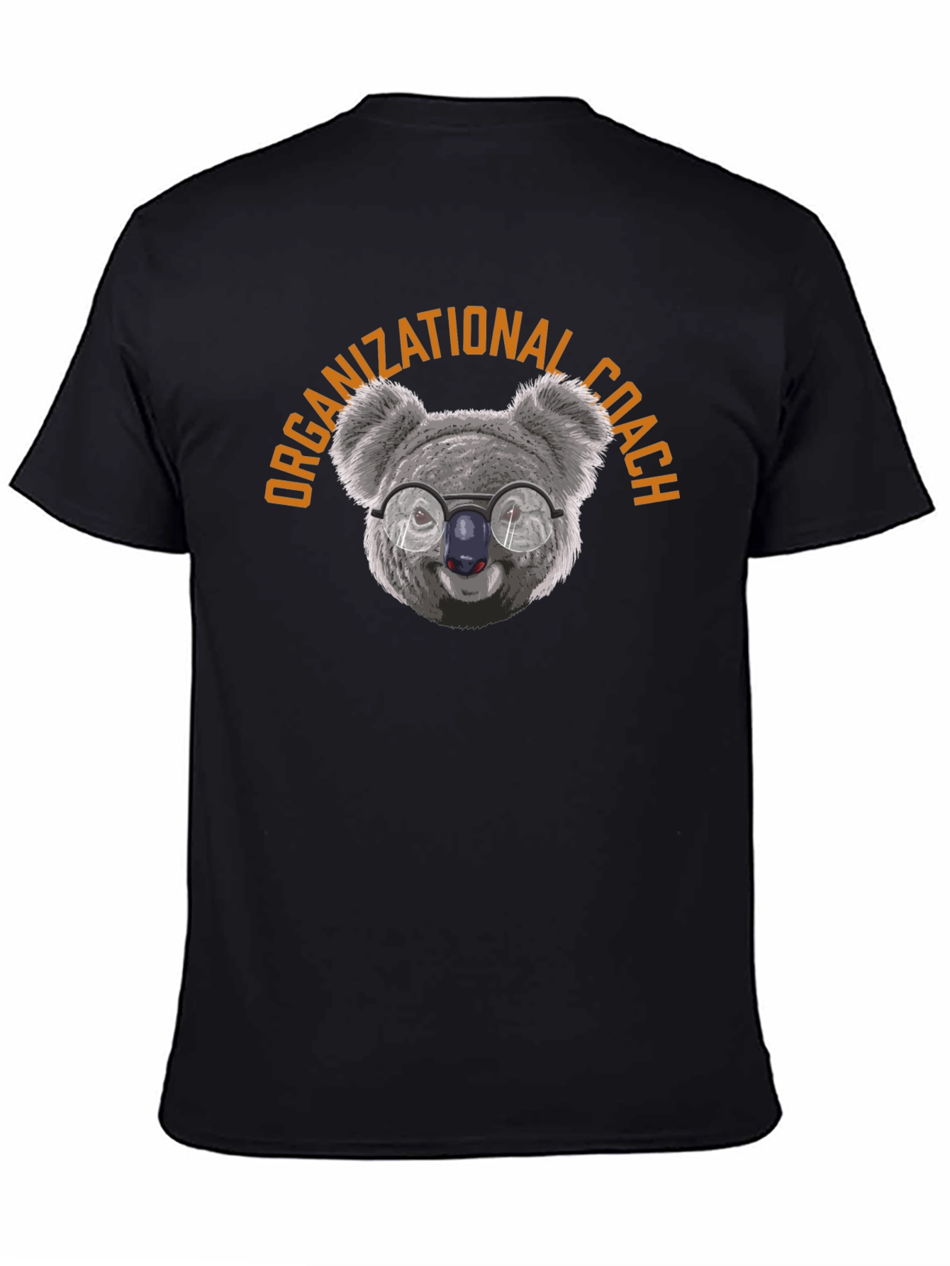 Organizational Coach Koala T-Shirt - Black Graphic Tee