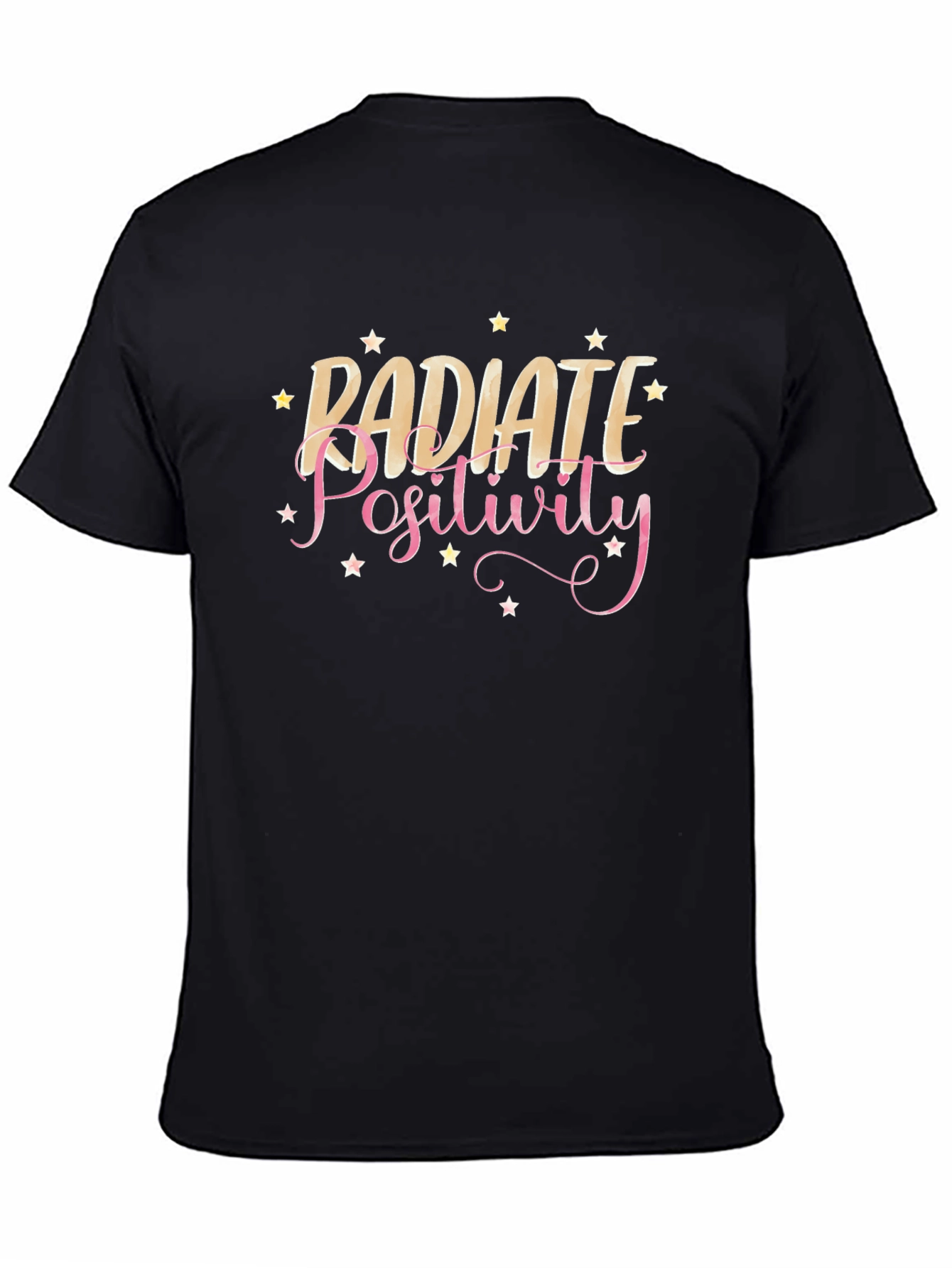 Radiate Positivity Black T-Shirt