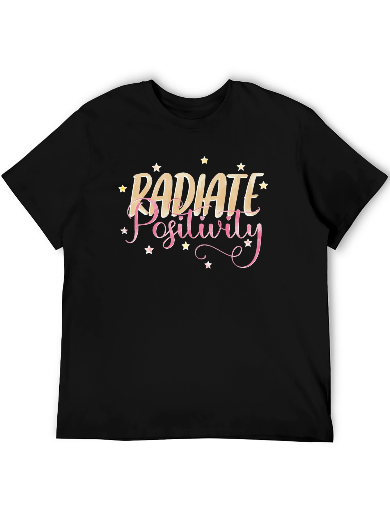 Radiate Positivity Black T-Shirt