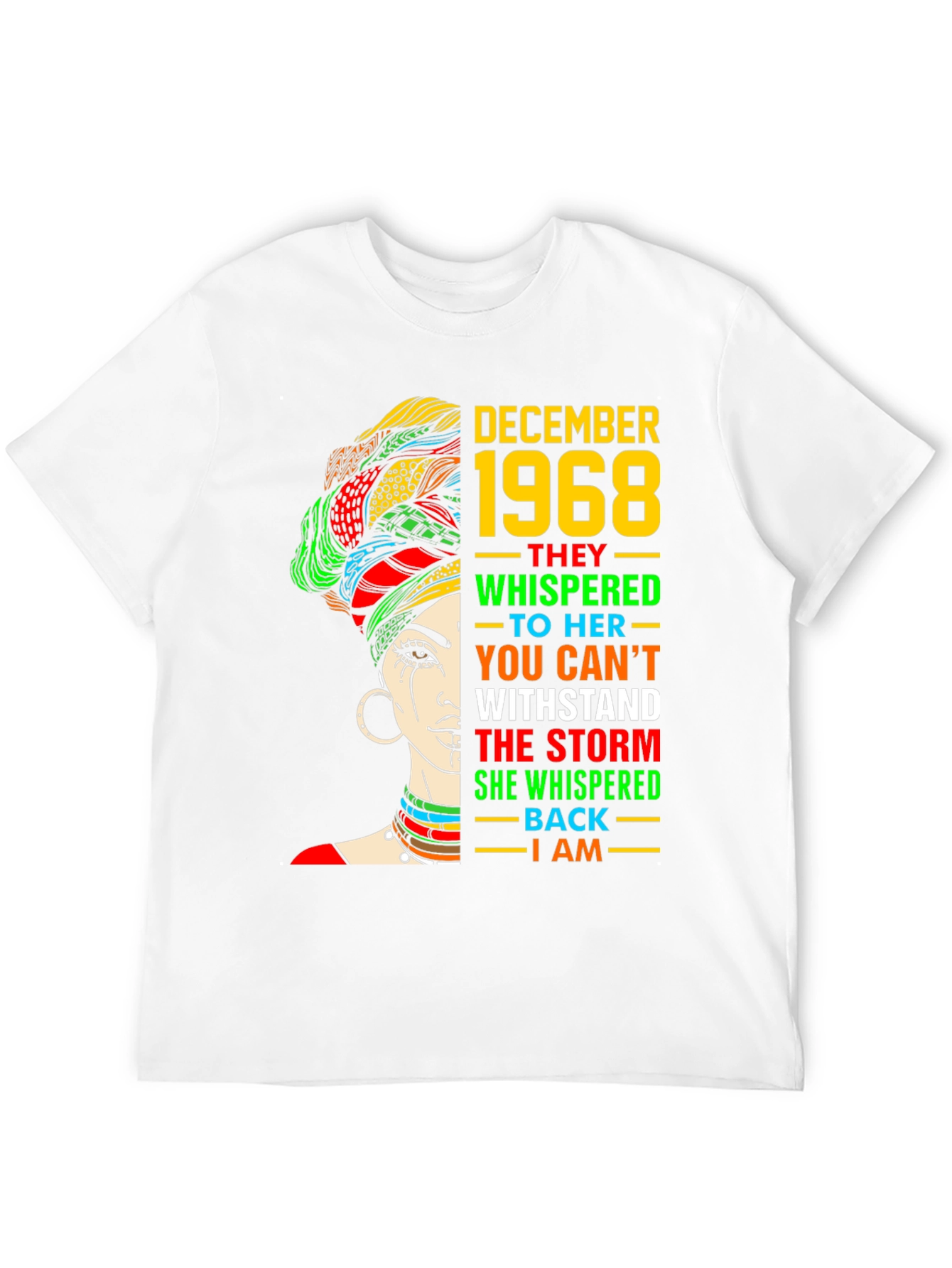 December 1968 Queen T-Shirt - Black History Month