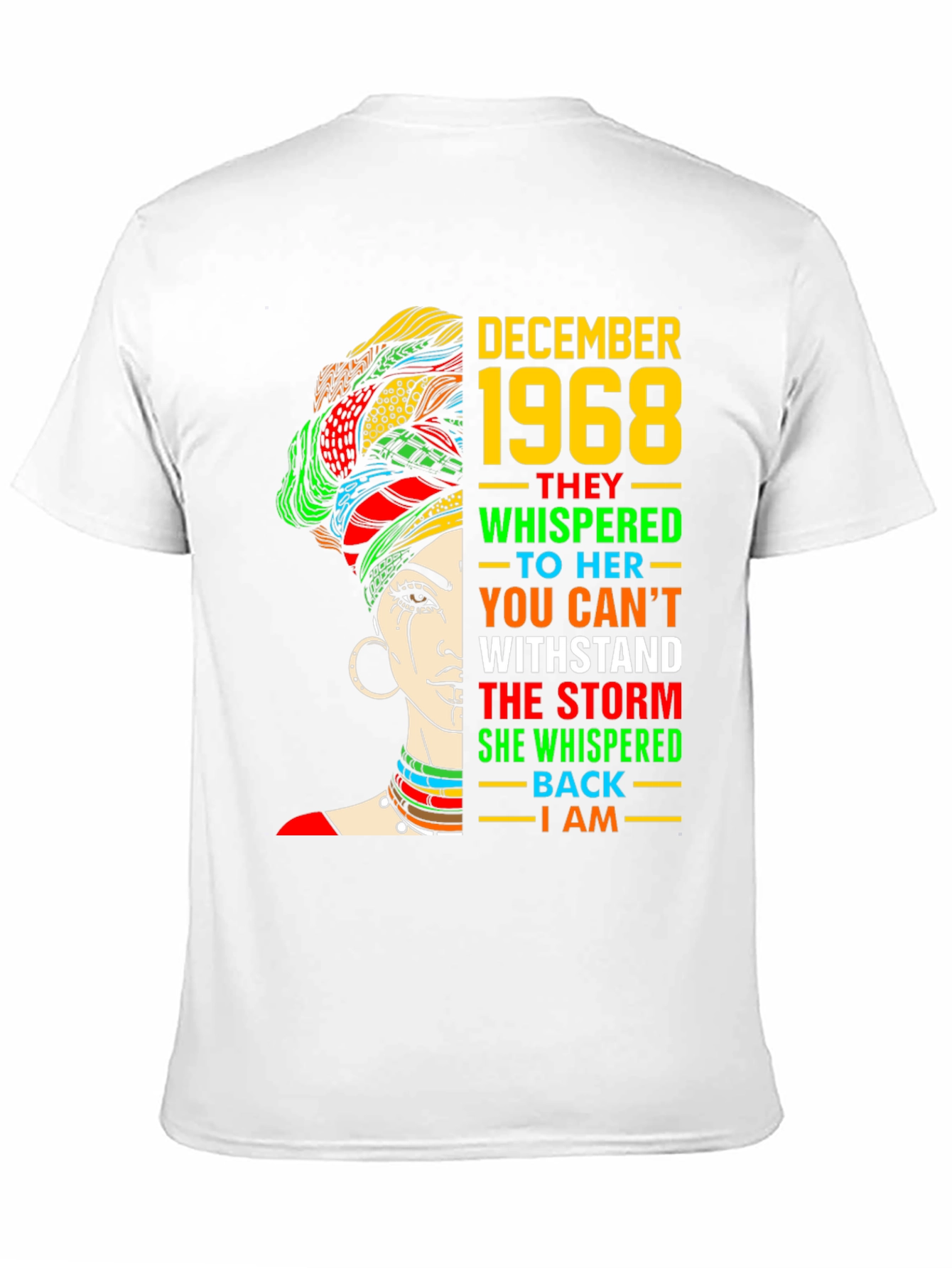 December 1968 Queen T-Shirt - Black History Month