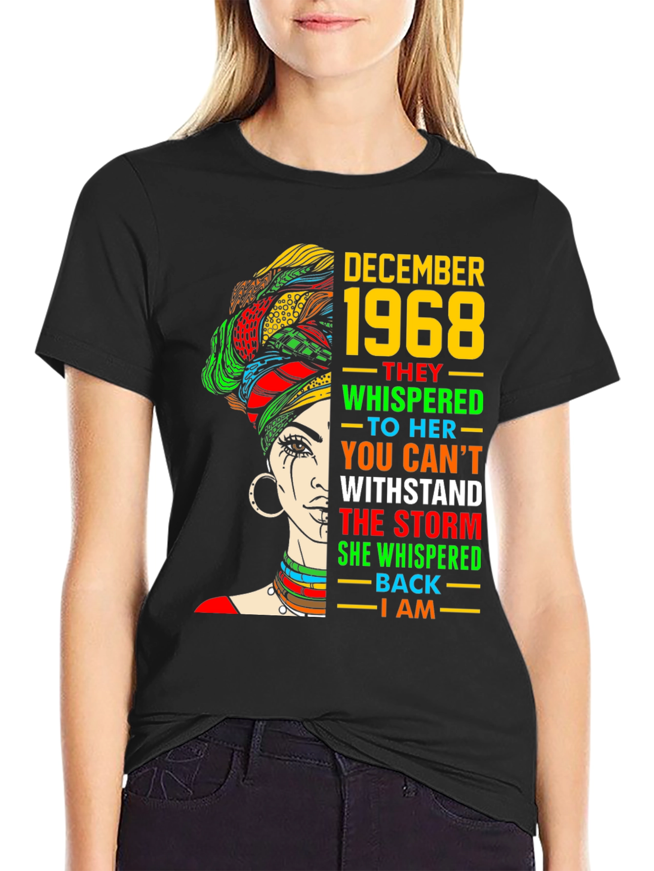 December 1968 Queen T-Shirt - Black History Month