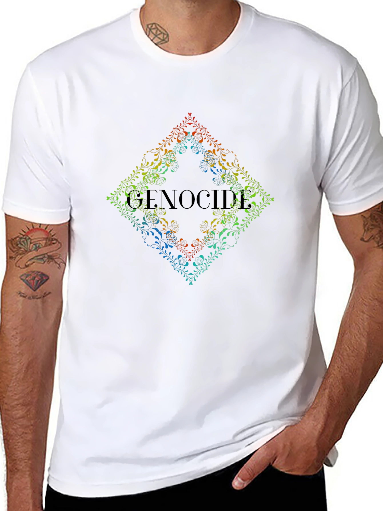 Enochian Pattern T-Shirt - Elegant & Unique Design