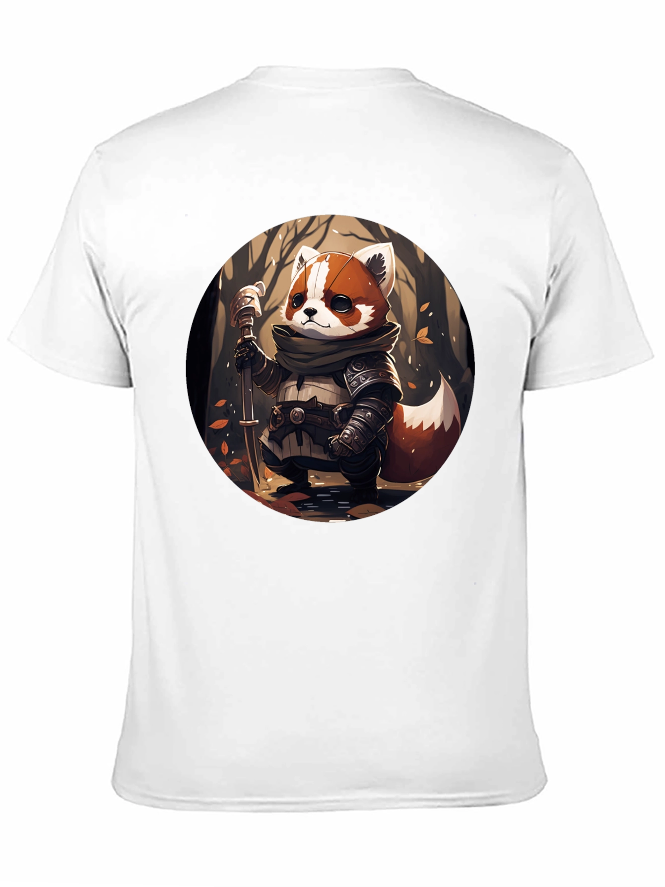 Red Panda Warrior T-Shirt - Unique Graphic Tee