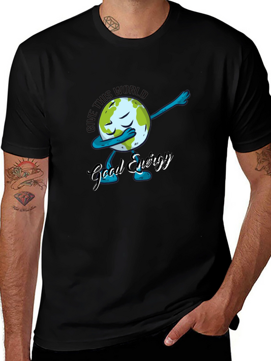 Give This World Good Energy T-Shirt - Black