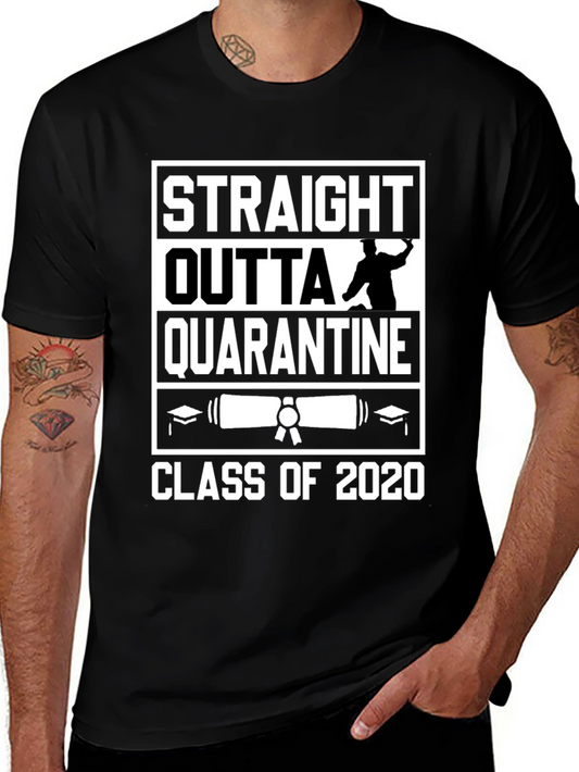Straight Outta Quarantine Class of 2020 Graphic Tee