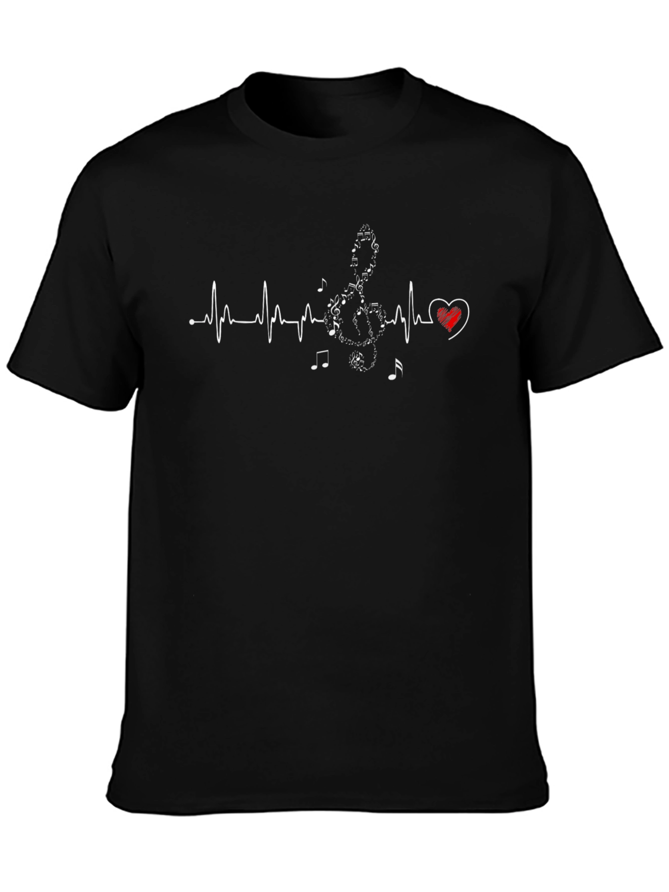 Music Heartbeat Graphic T-Shirt
