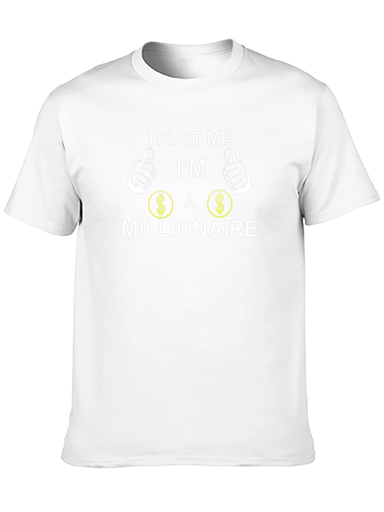 Trust Me Im a Millionaire Black T-Shirt