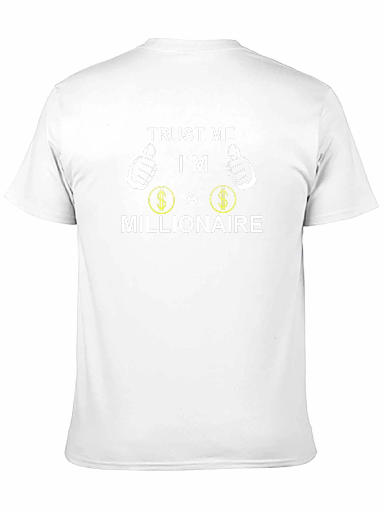 Trust Me Im a Millionaire Black T-Shirt