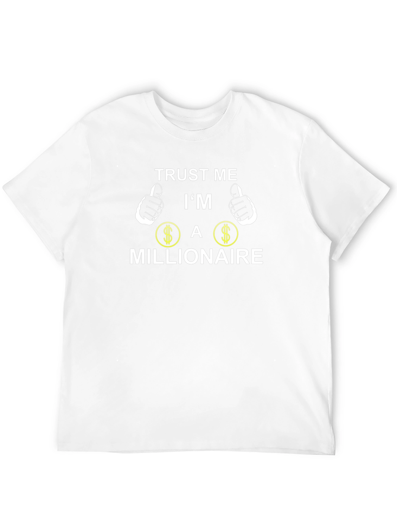Trust Me Im a Millionaire Black T-Shirt