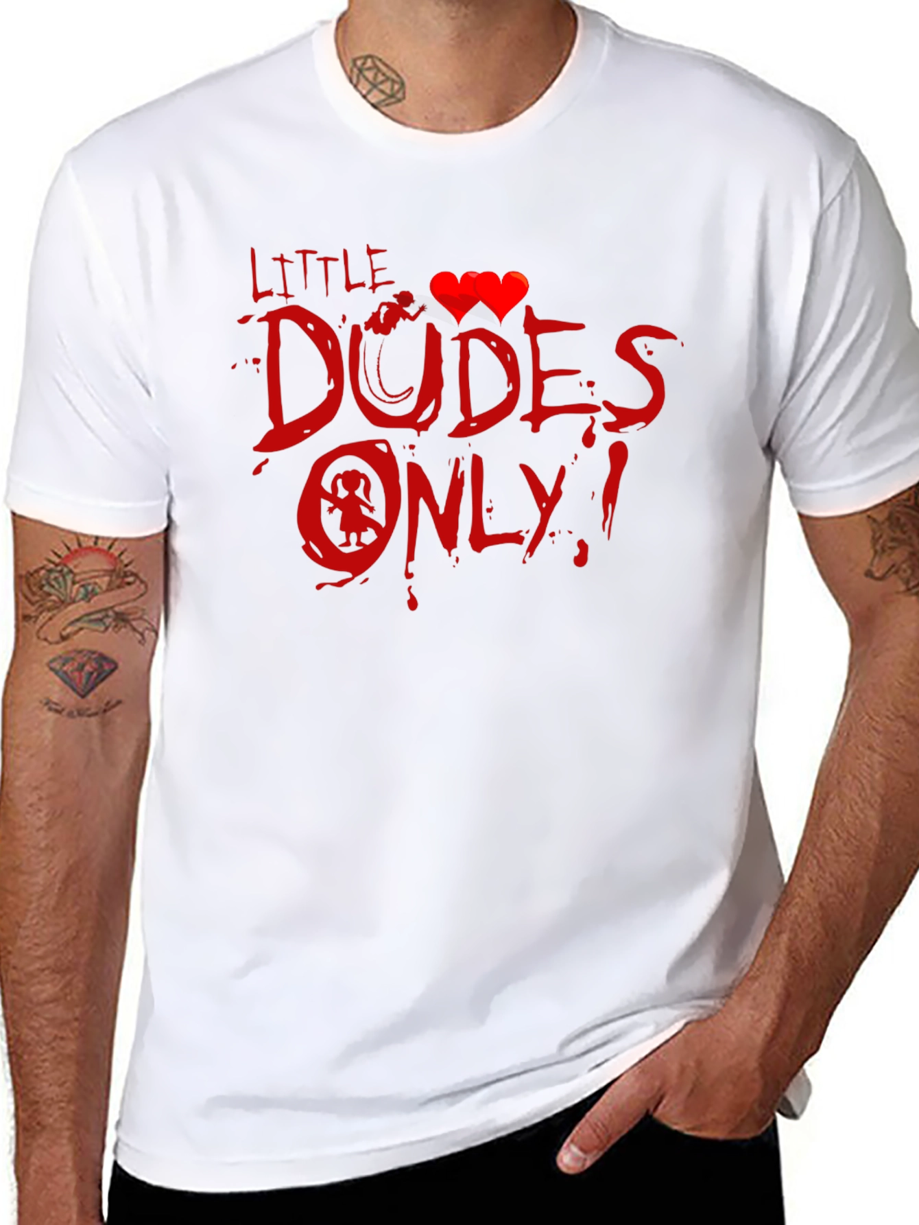Little Dudes Only! Graphic T-Shirt