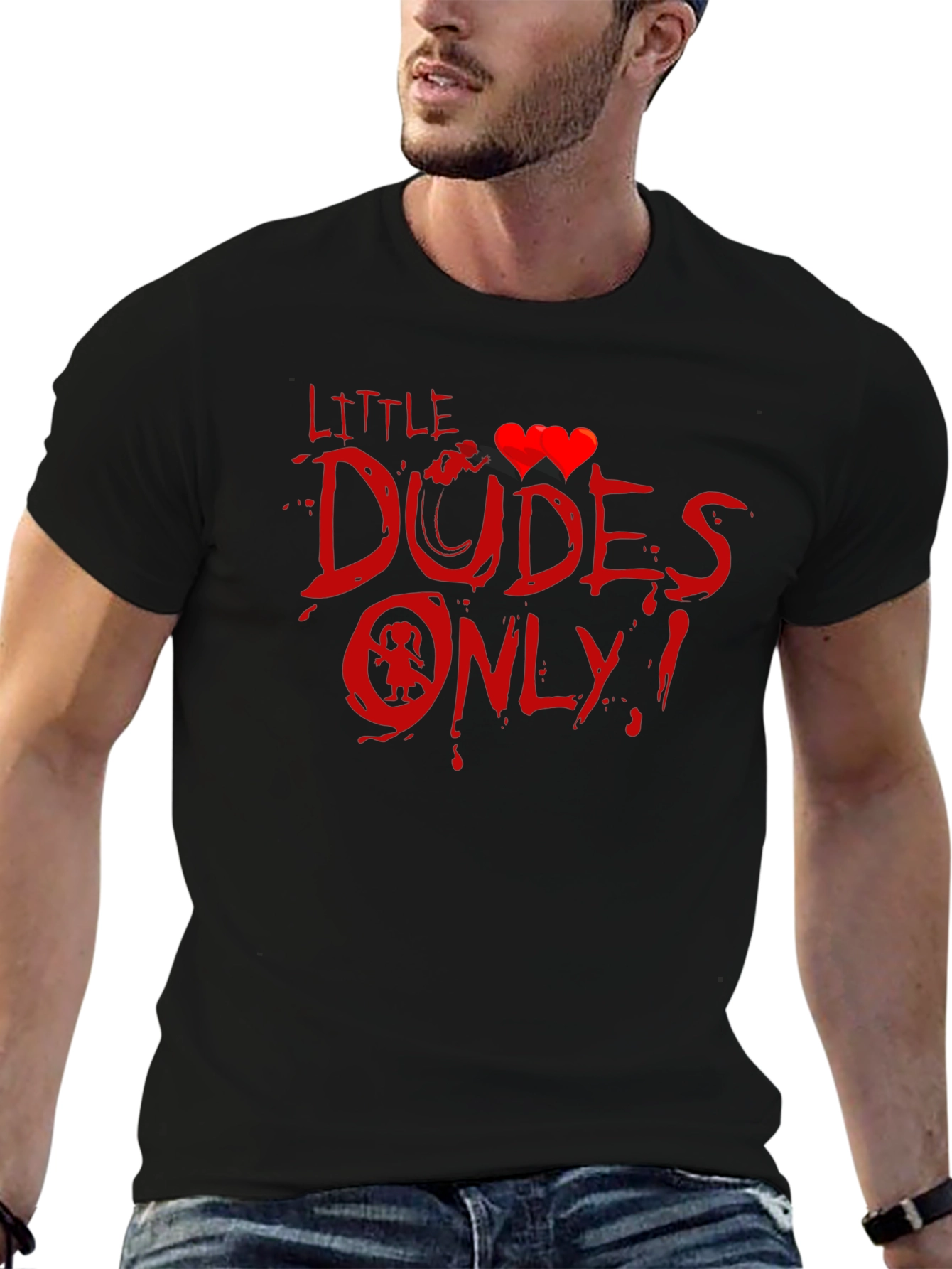 Little Dudes Only! Graphic T-Shirt