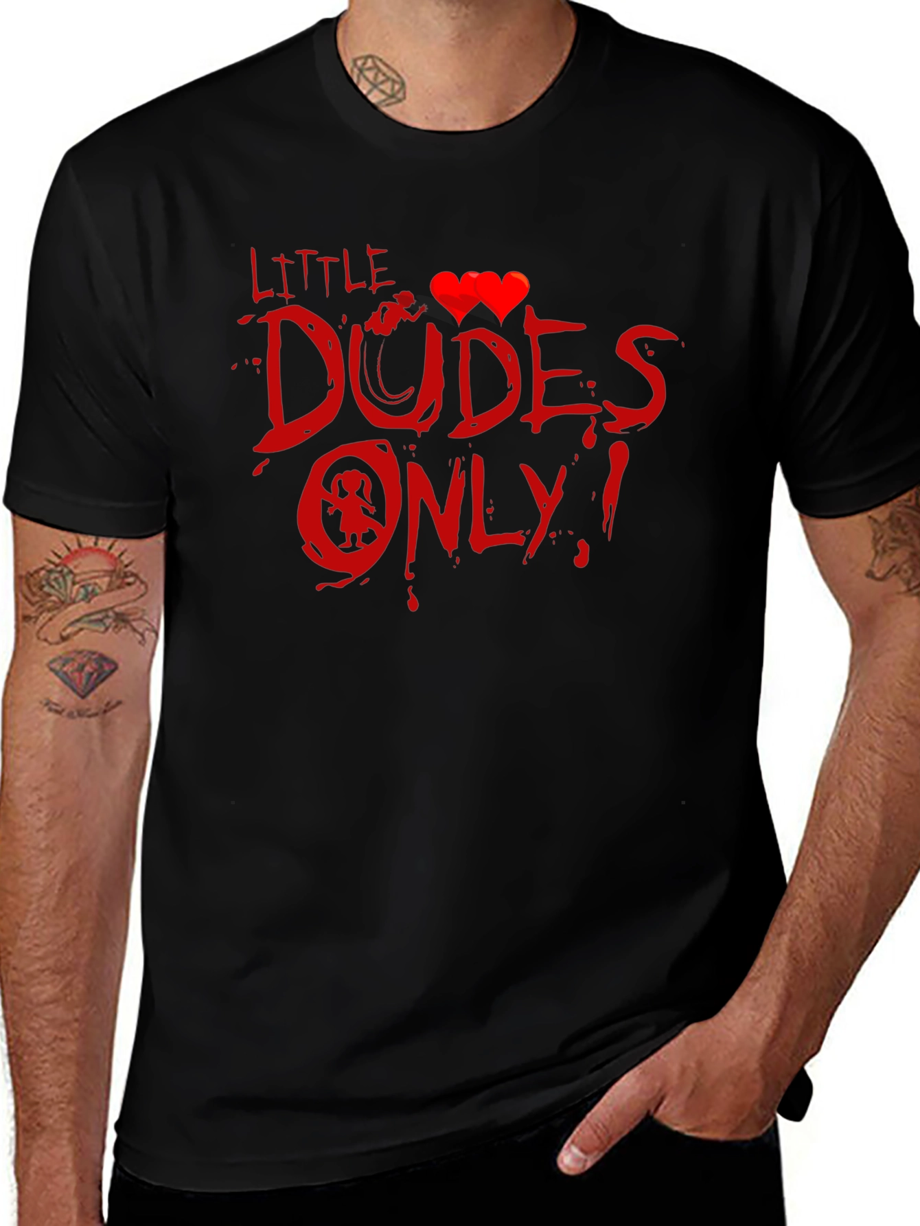 Little Dudes Only! Graphic T-Shirt
