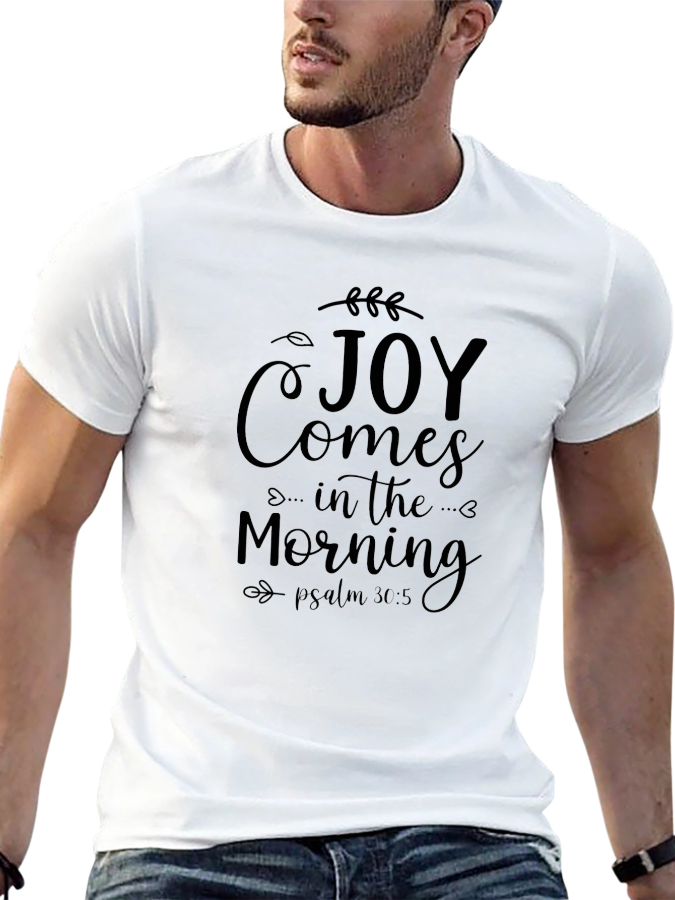 Joy Comes in the Morning Black T-Shirt