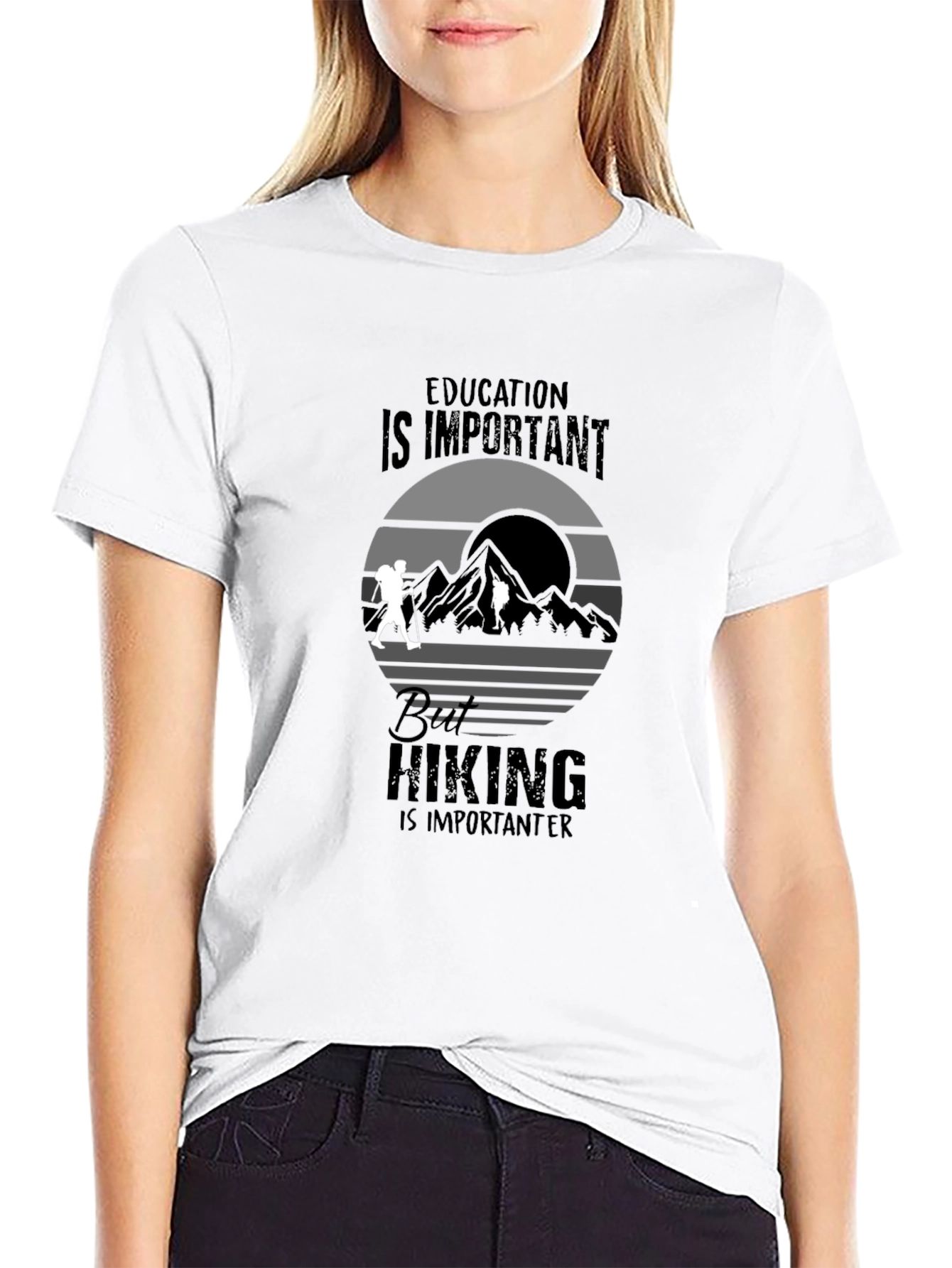 Hiking is Importanter Graphic Tee
