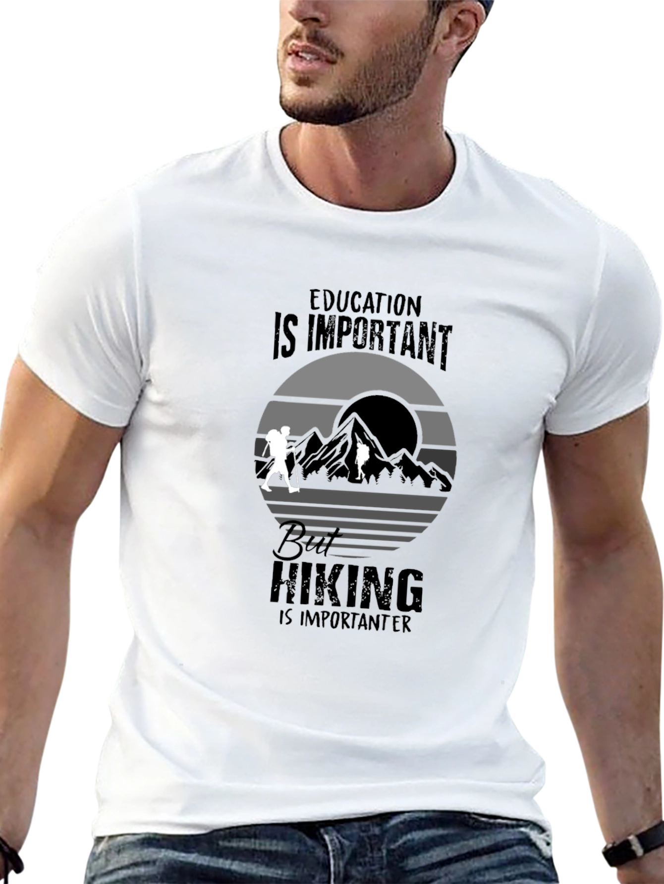 Hiking is Importanter Graphic Tee