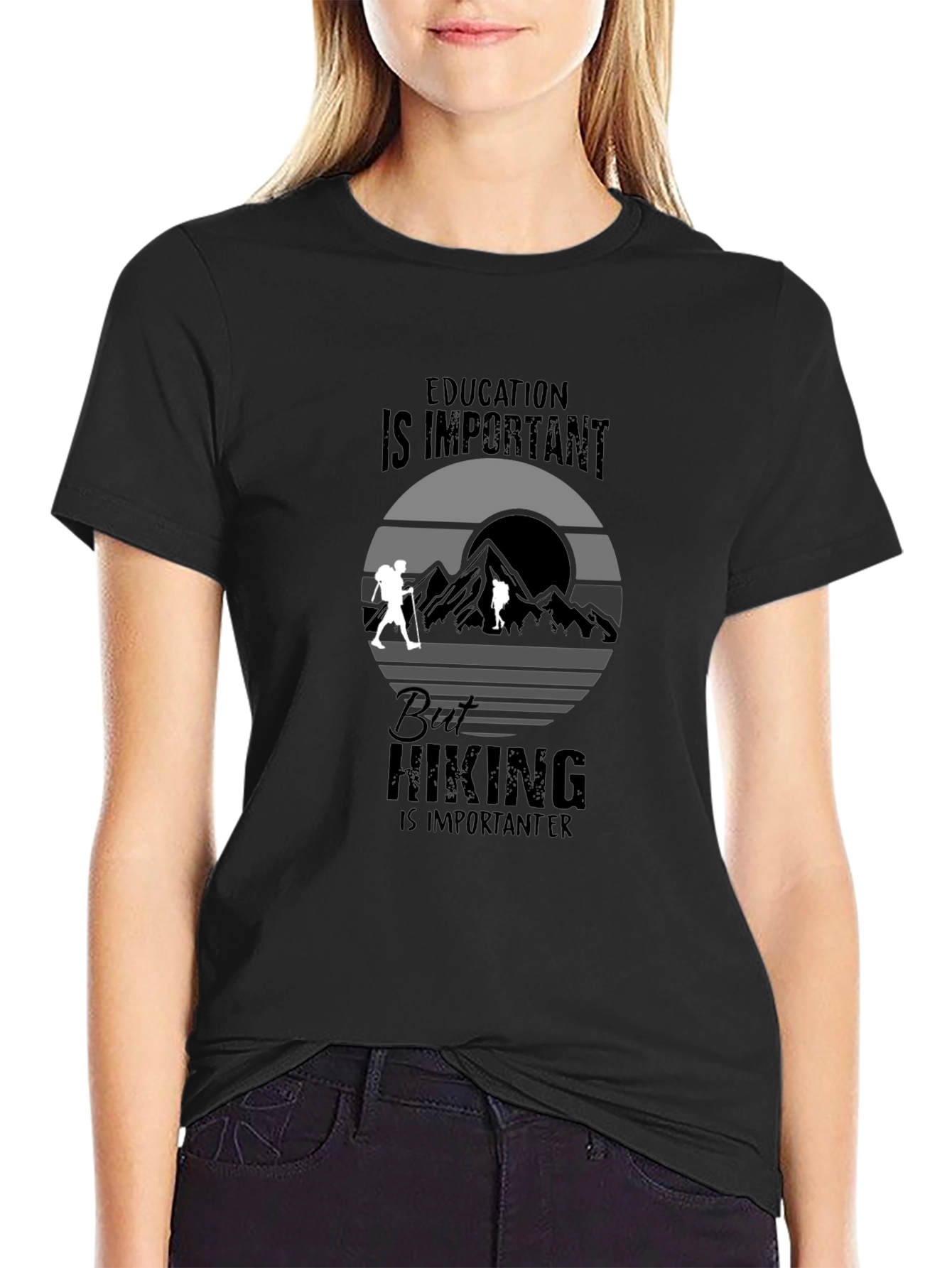 Hiking is Importanter Graphic Tee
