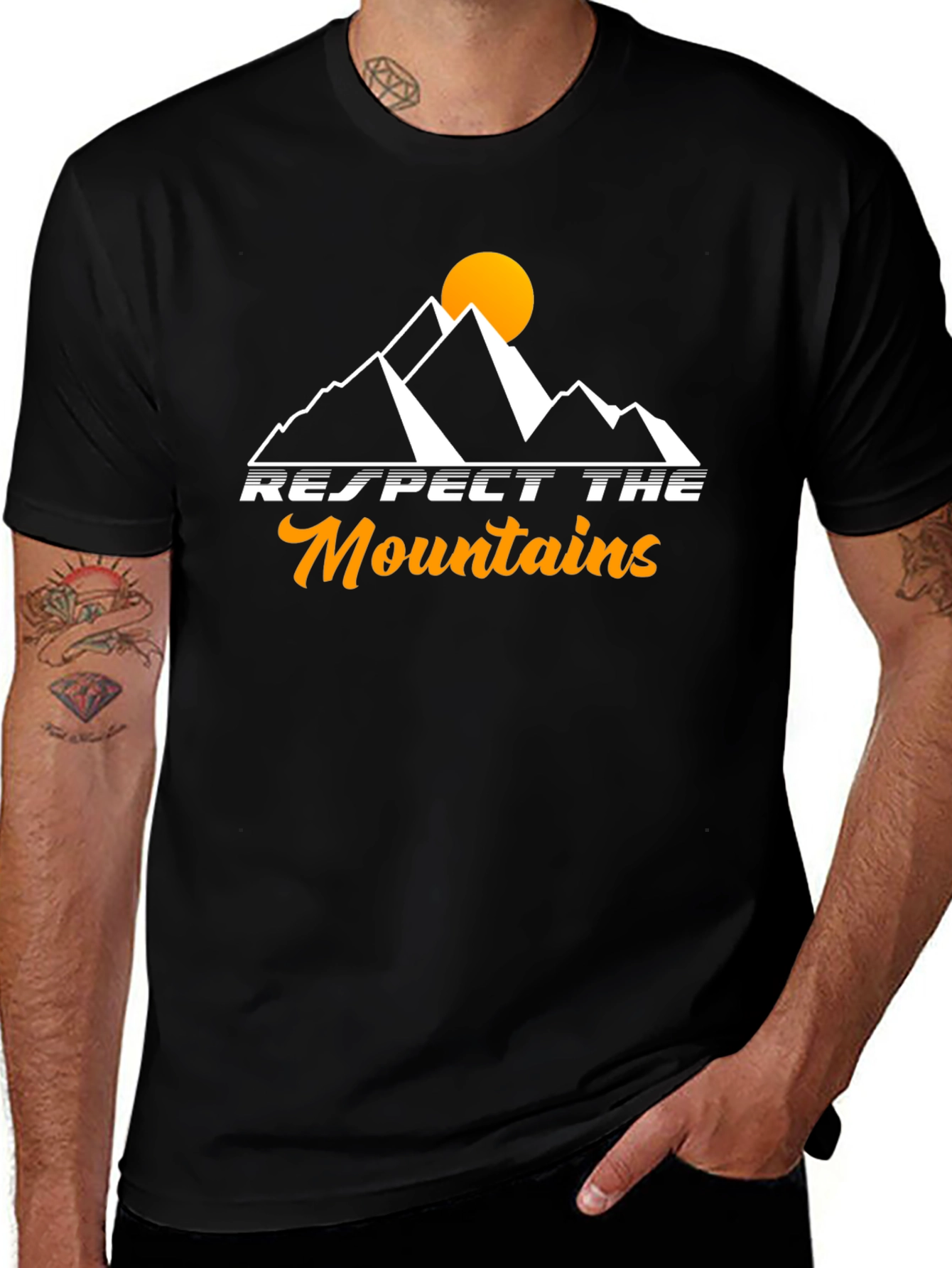 Respect the Mountains Graphic T-Shirt