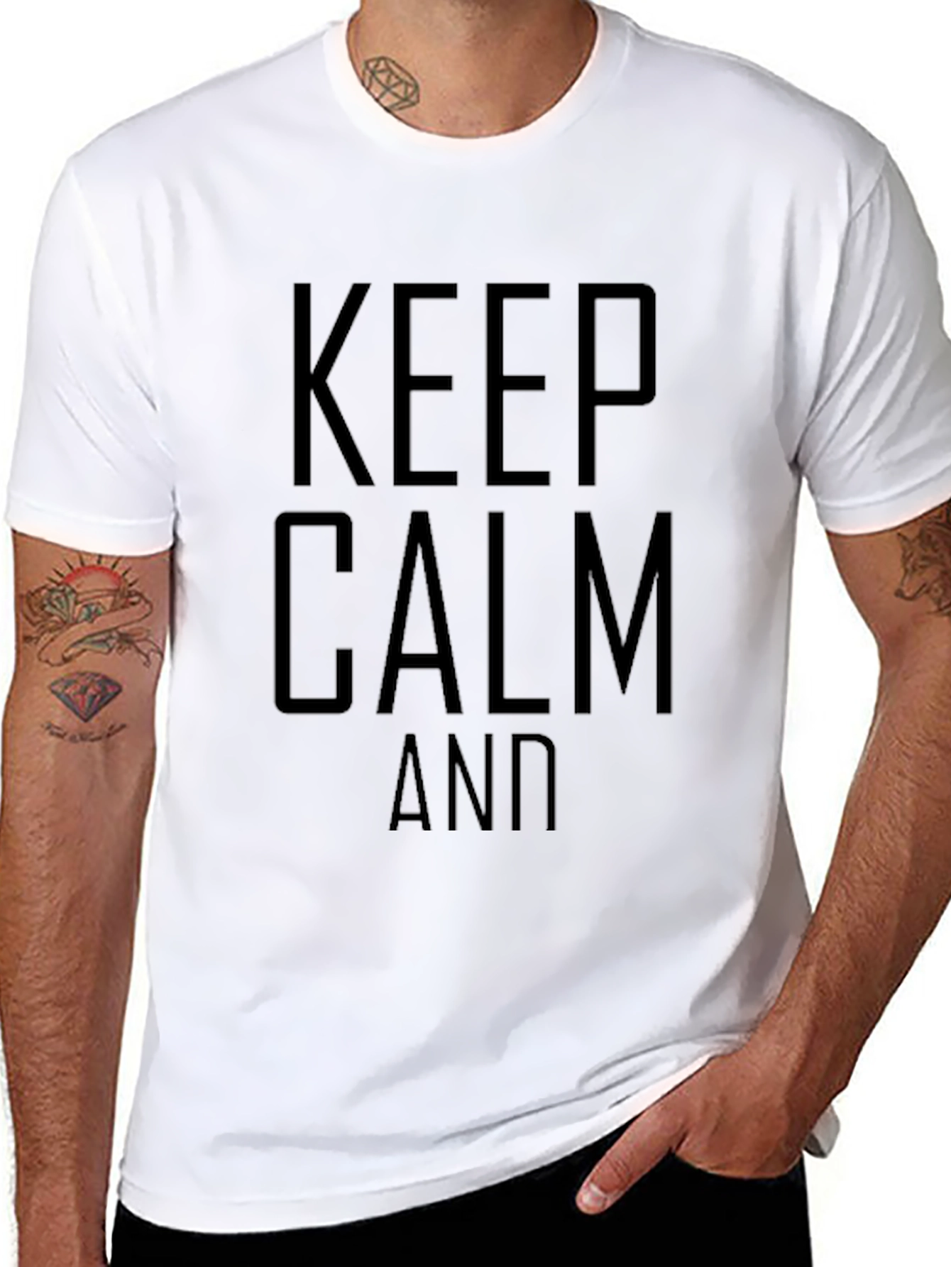 Keep Calm and... Black T-Shirt