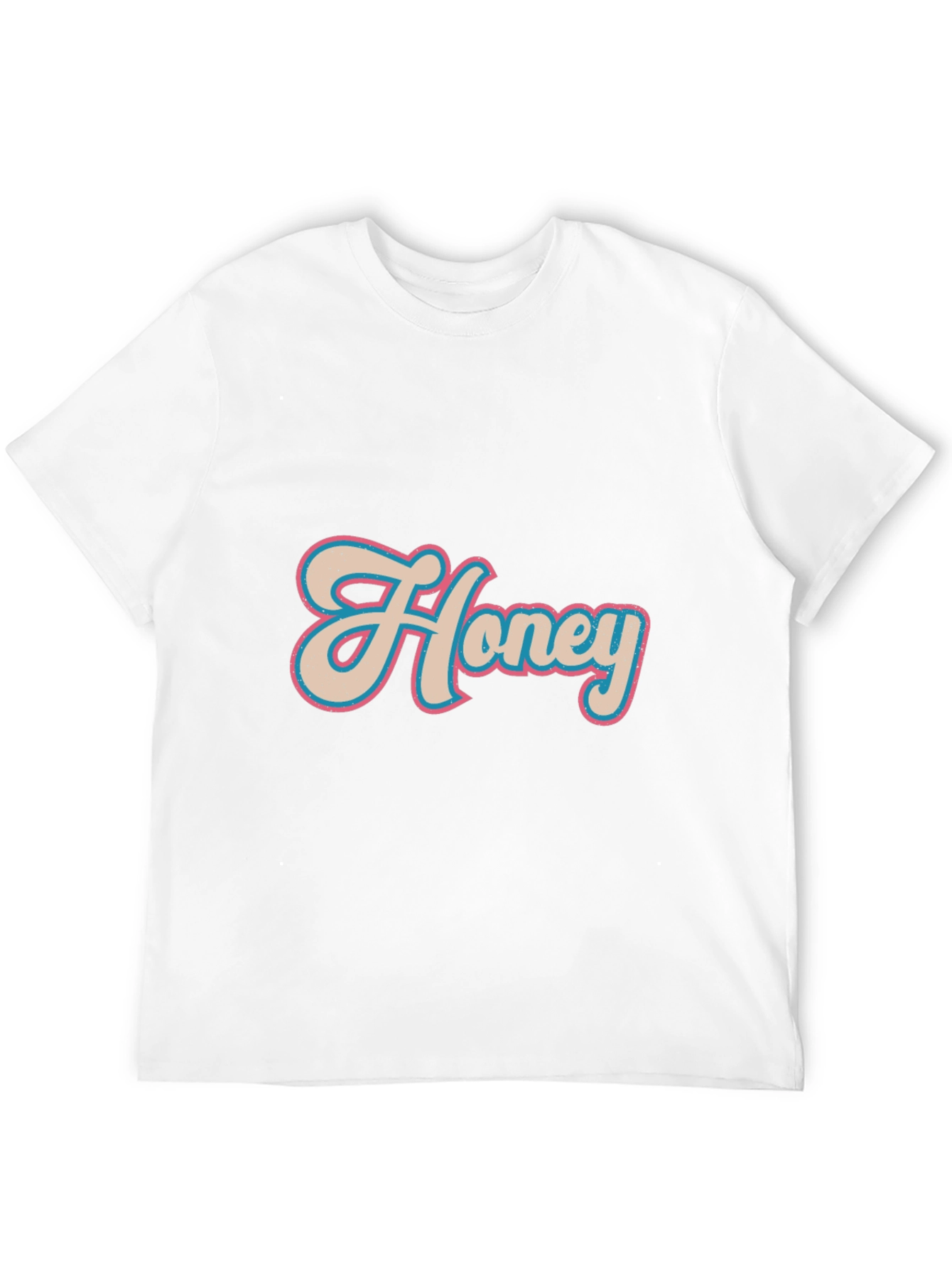 Honey Graphic T-Shirt - Casual Black Tee