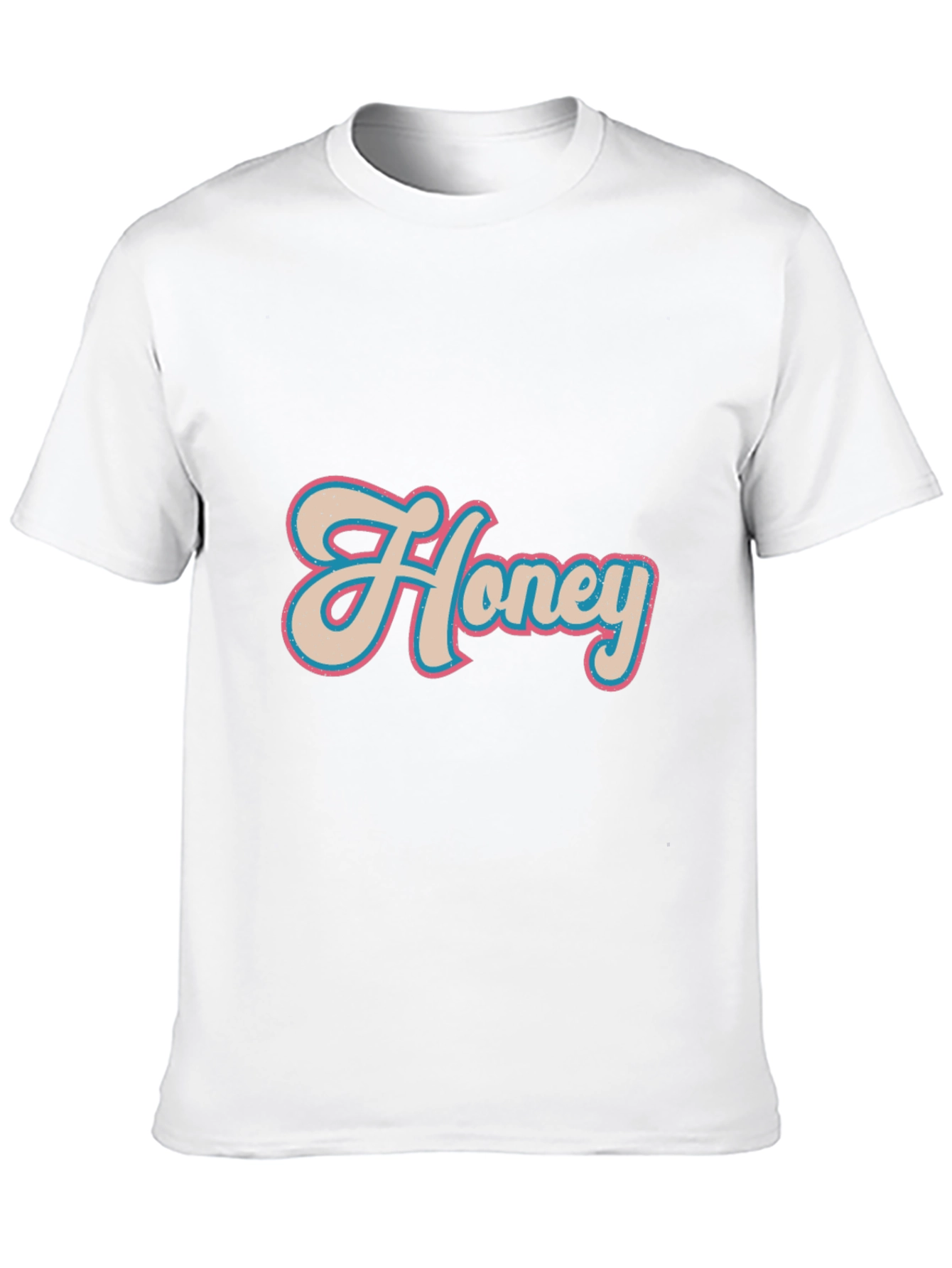 Honey Graphic T-Shirt - Casual Black Tee