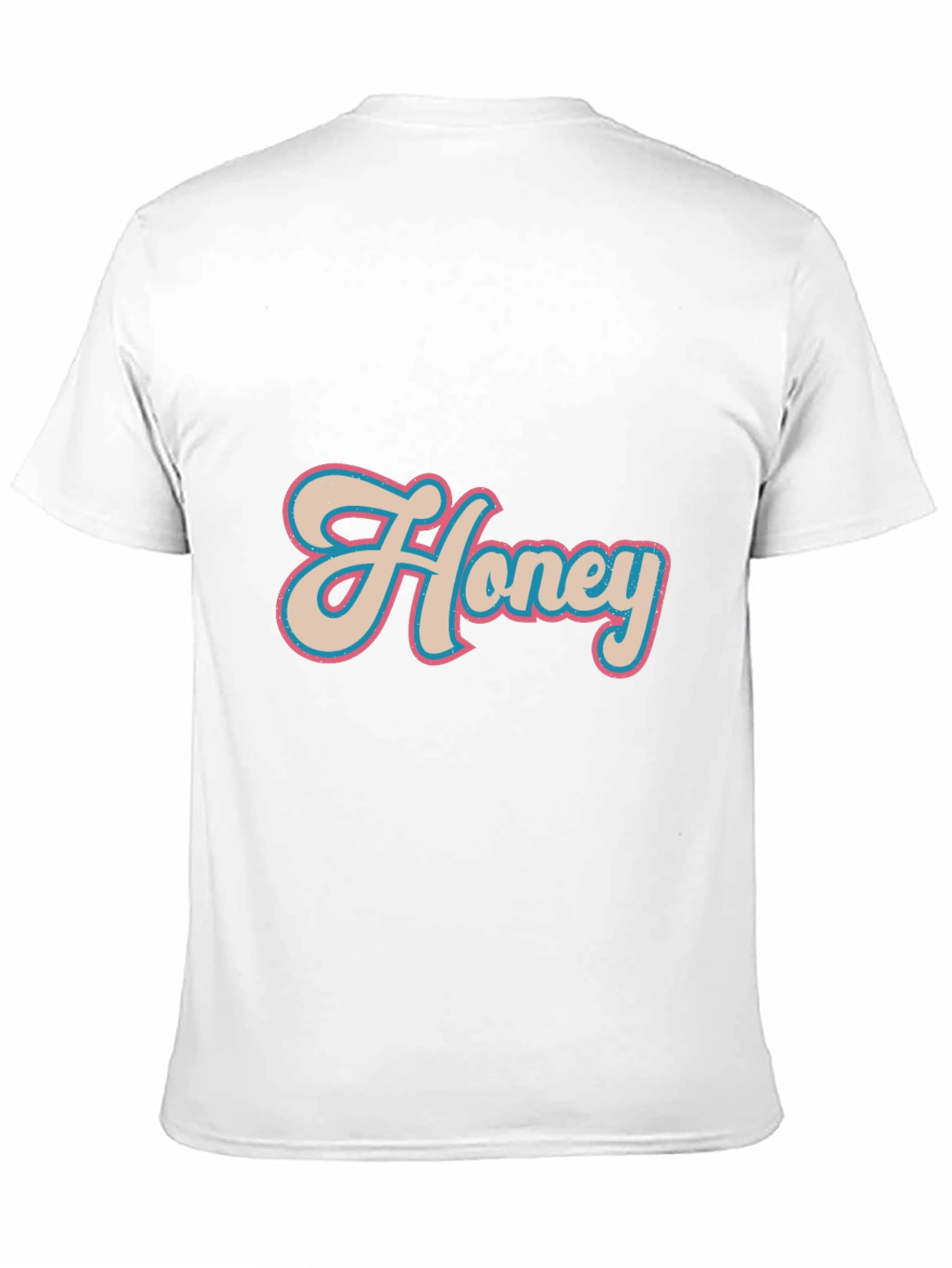 Honey Graphic T-Shirt - Casual Black Tee