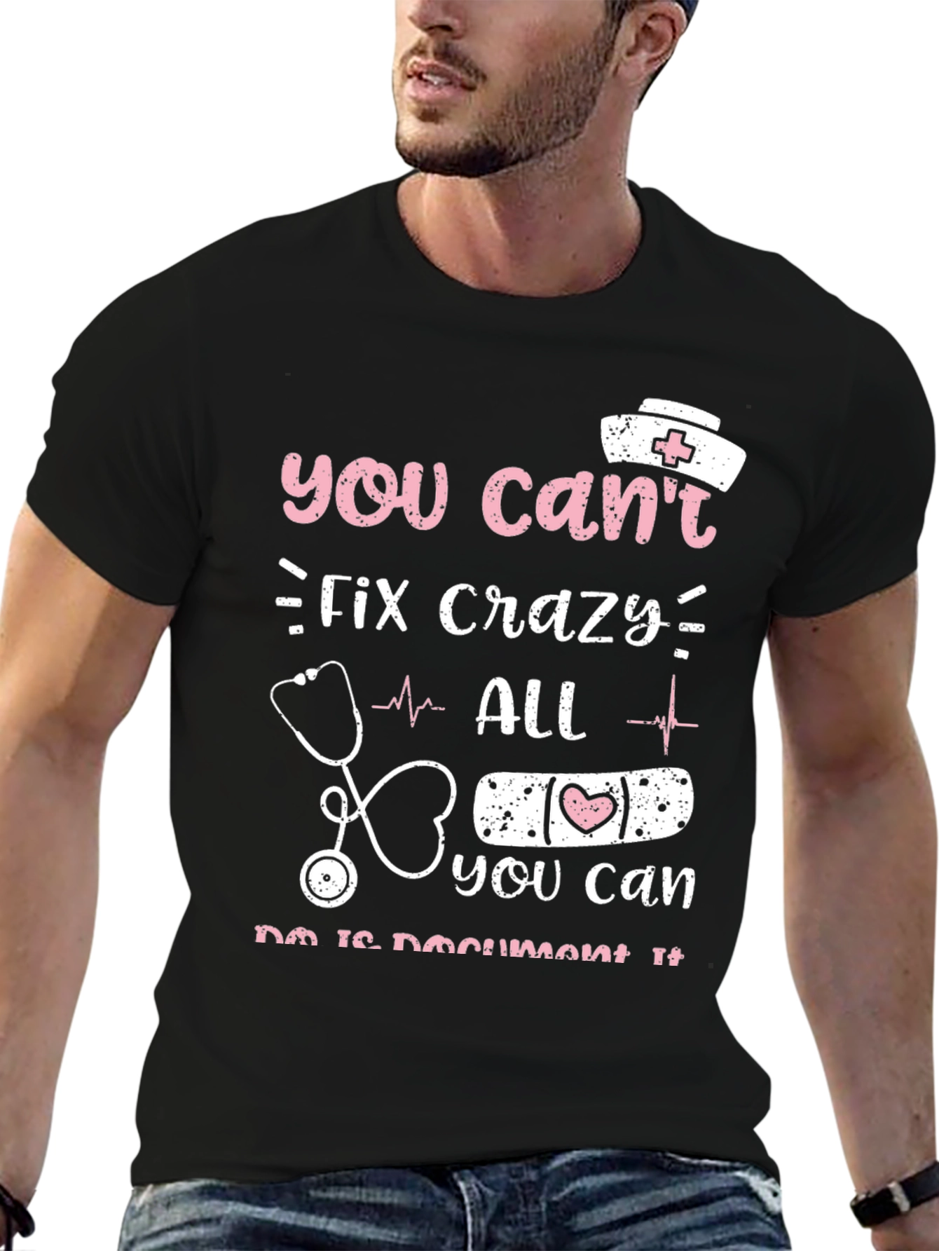 Crazy Nurse Humor T-Shirt Funny Gift