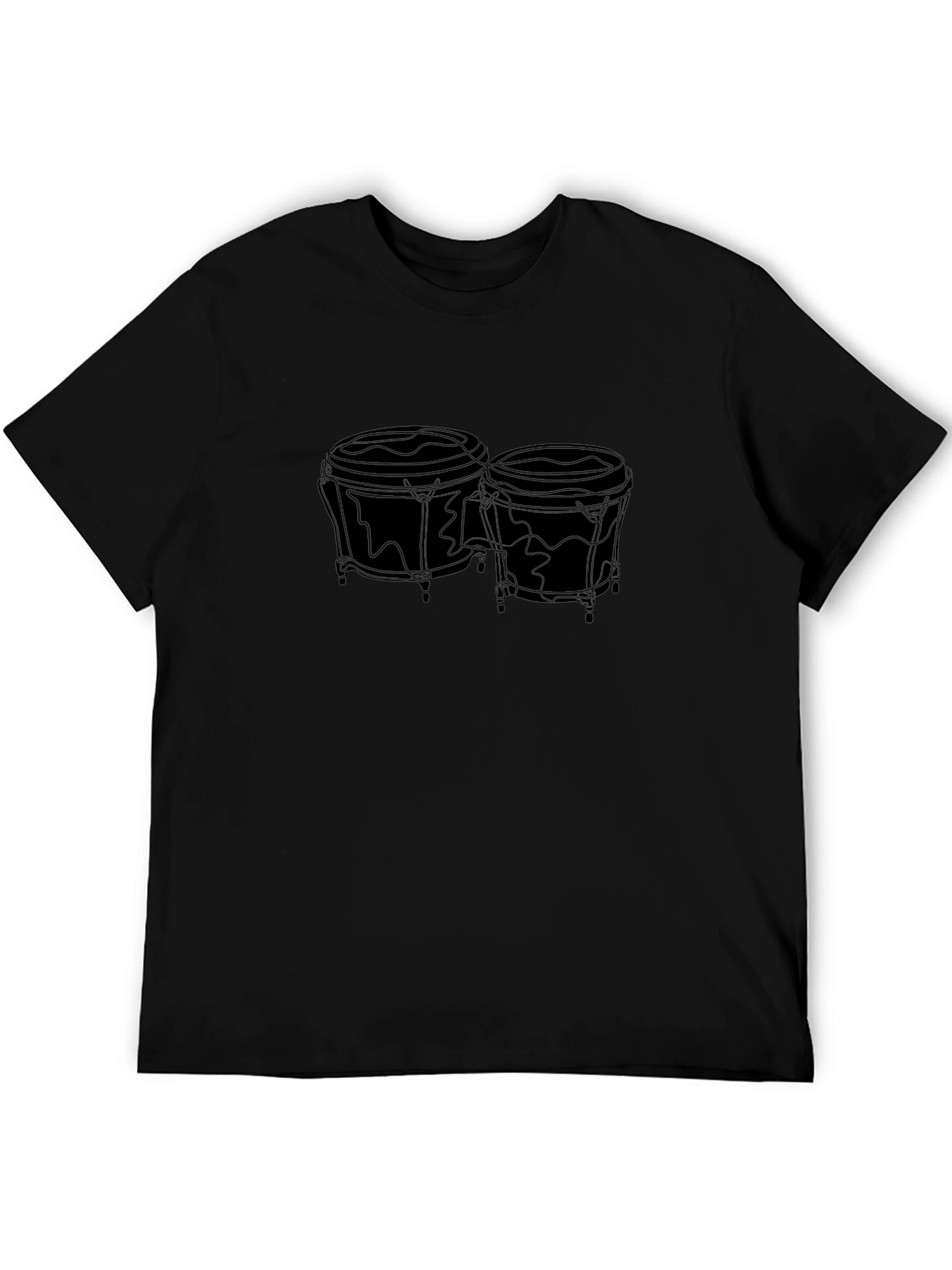 Bongo Drum Graphic T-Shirt - Musical Instrument Tee