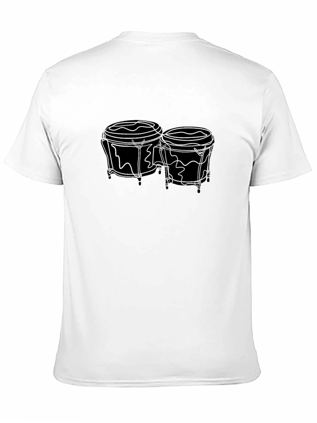 Bongo Drum Graphic T-Shirt - Musical Instrument Tee