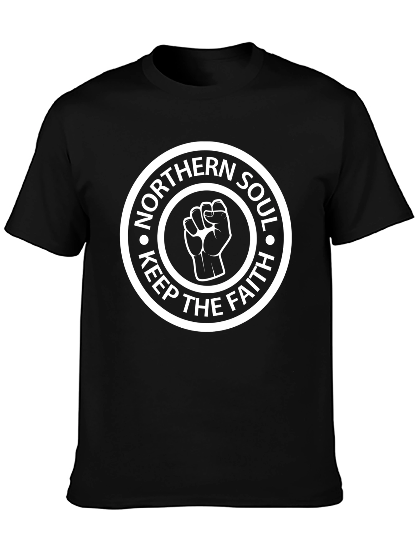 Northern Soul Keep The Faith Black T-Shirt