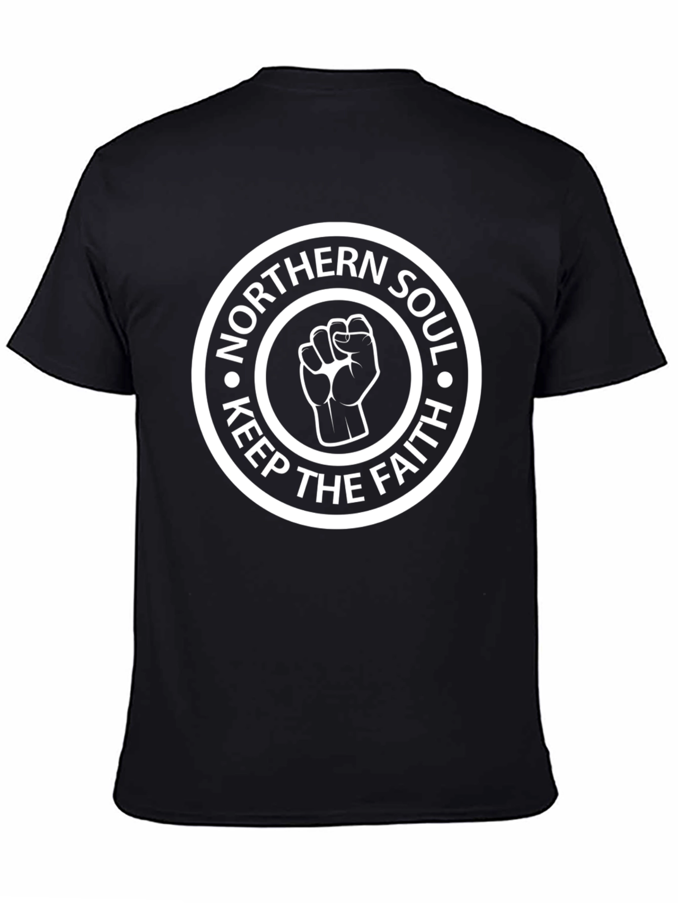Northern Soul Keep The Faith Black T-Shirt