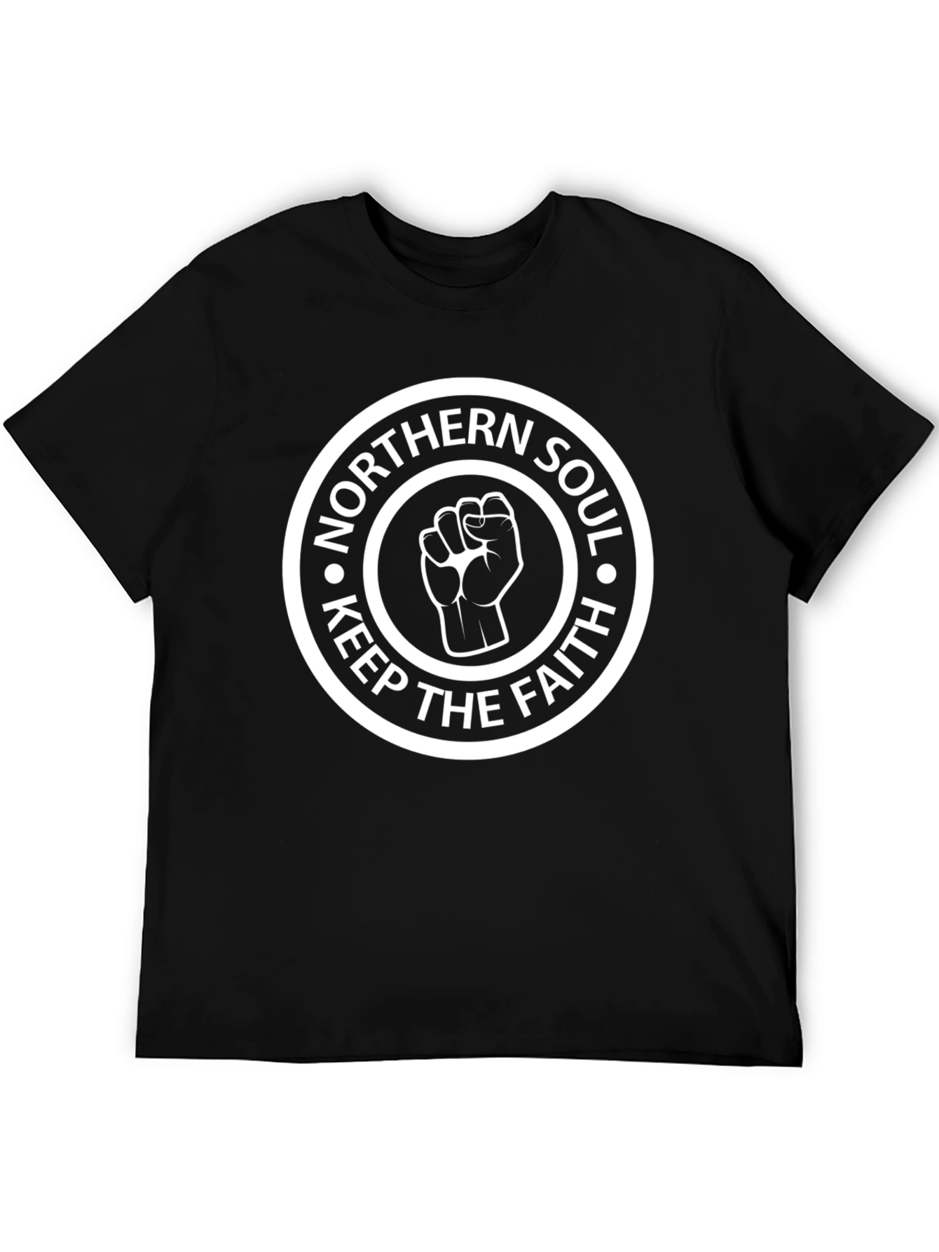 Northern Soul Keep The Faith Black T-Shirt