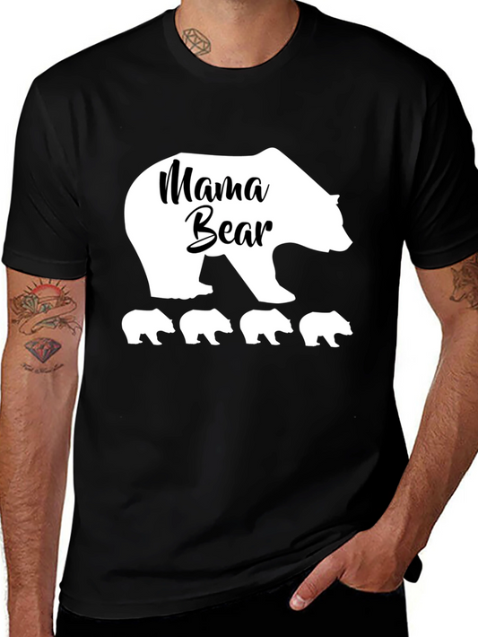 Mama Bear T-Shirt - Mom & Cubs Matching Tee