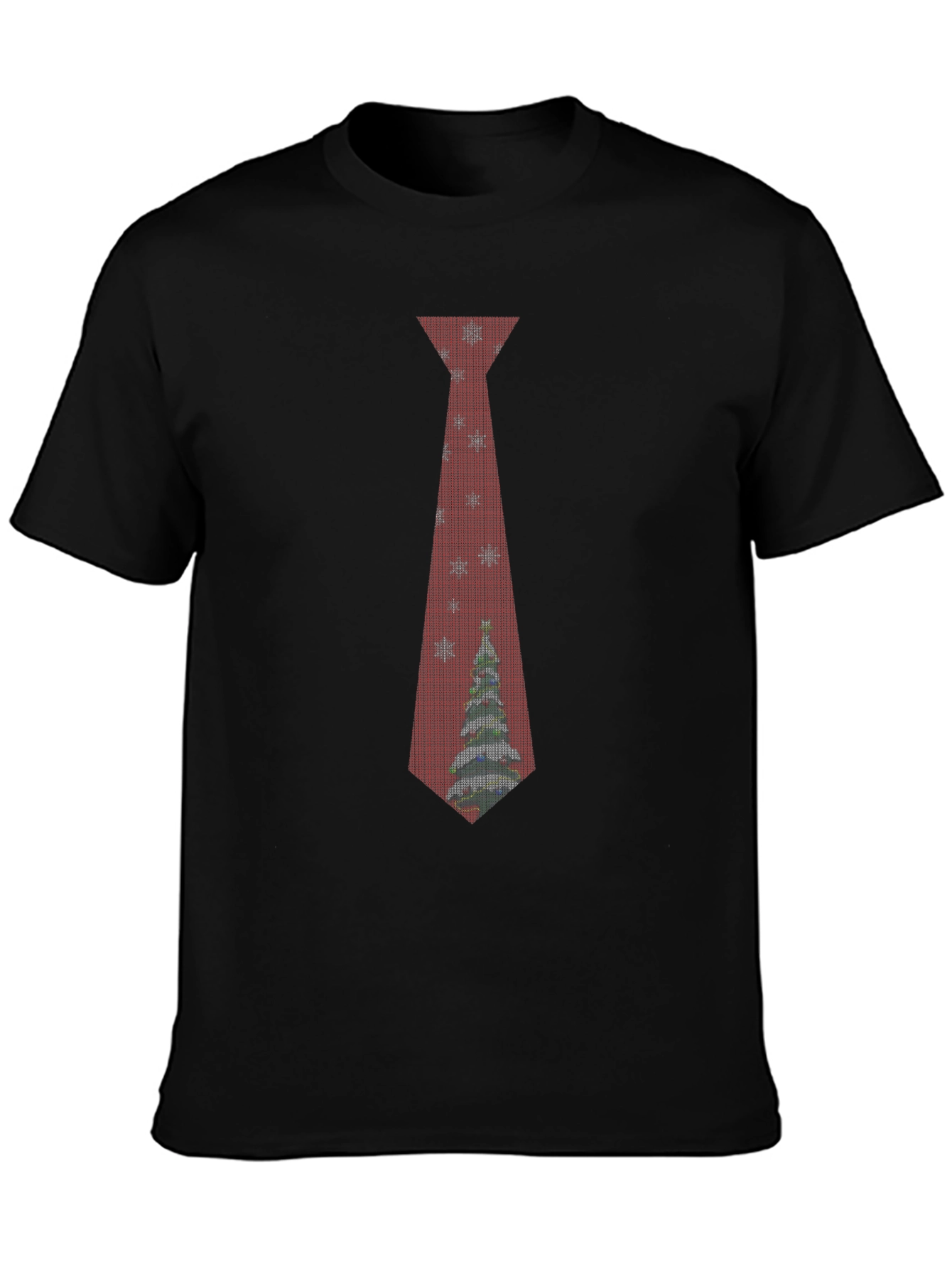 Festive Christmas Tie T-Shirt