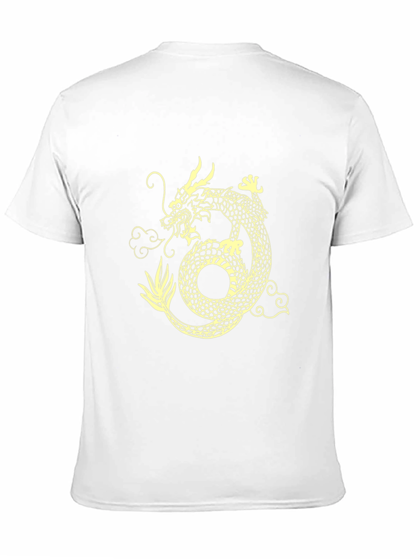 Dragon Graphic Tee - Black Cotton Blend